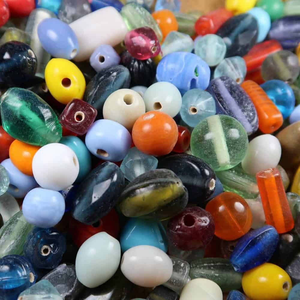Mixed Glass beads for jewellery making