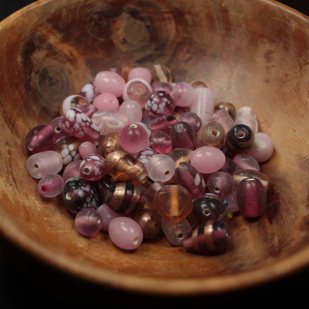 Pink Glass Bead Mix