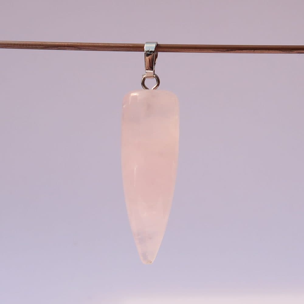 quartz pendants (rose)
