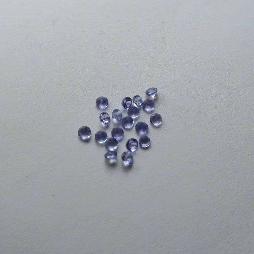 Faceted Tanzanite for jewellers
