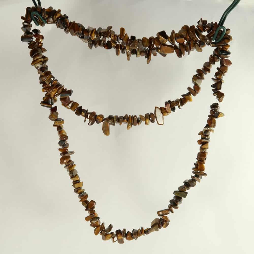 tigers eye necklaces (golden)