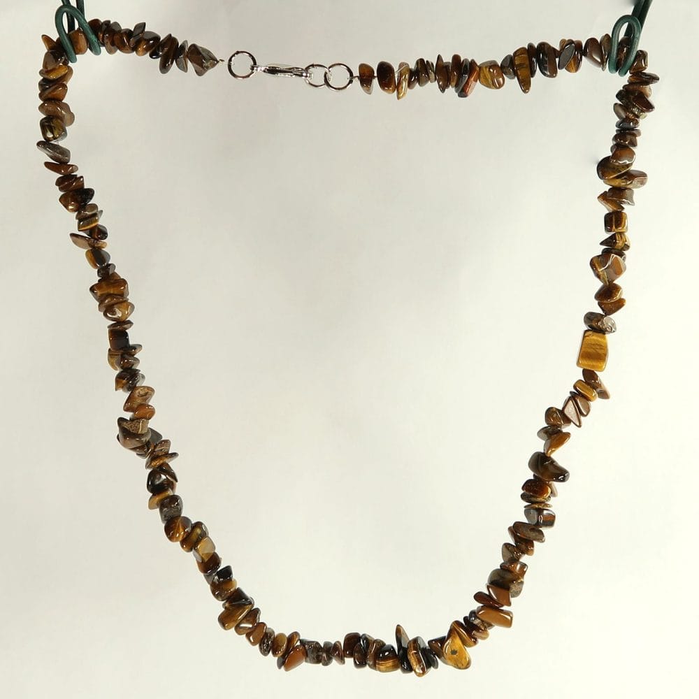 tigers eye necklaces (golden)