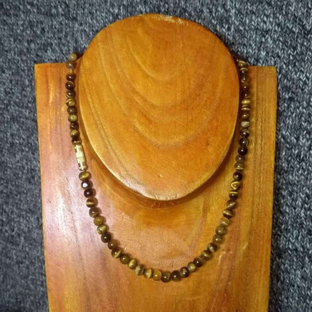 Golden Tigers Eye beaded necklaces