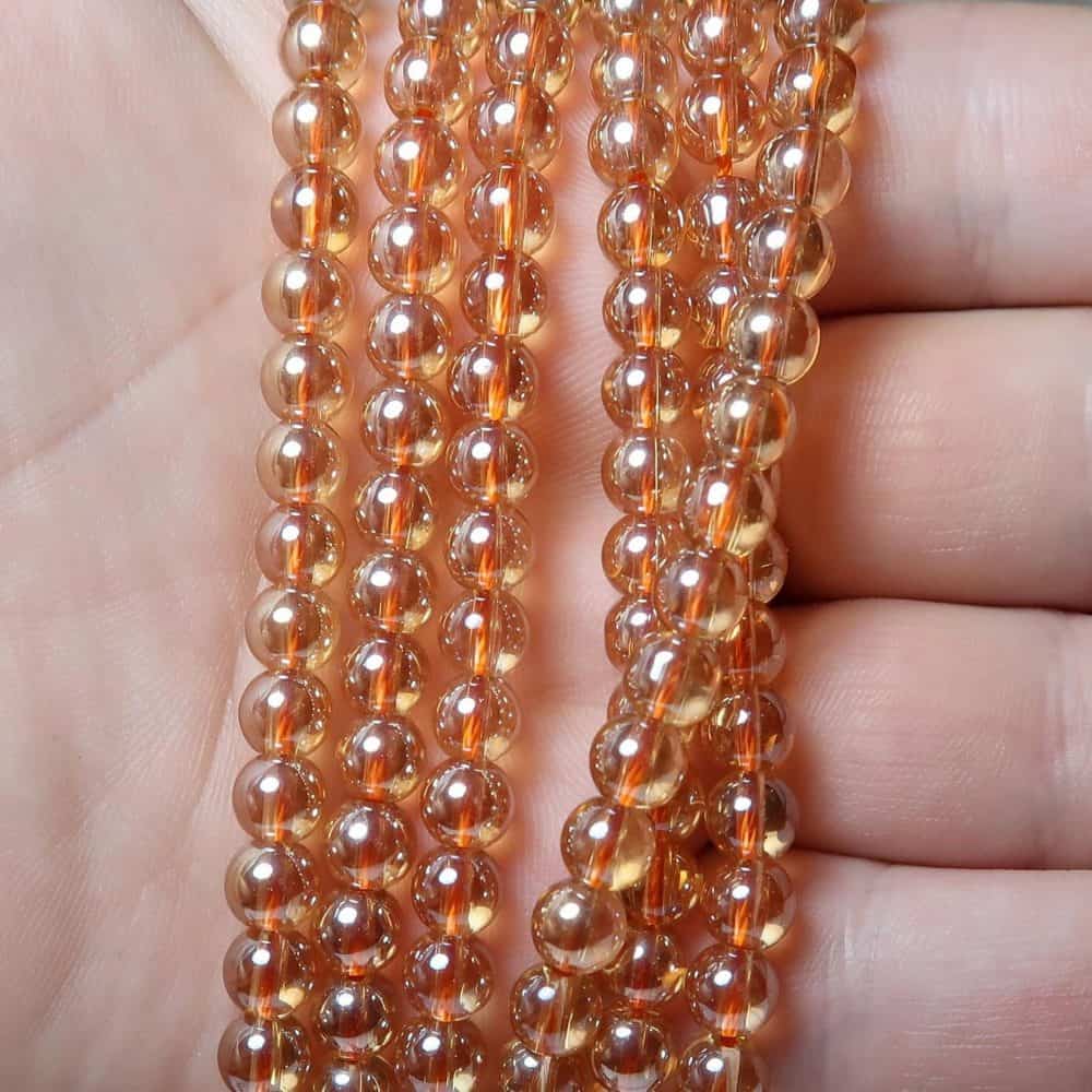 aura bead strands