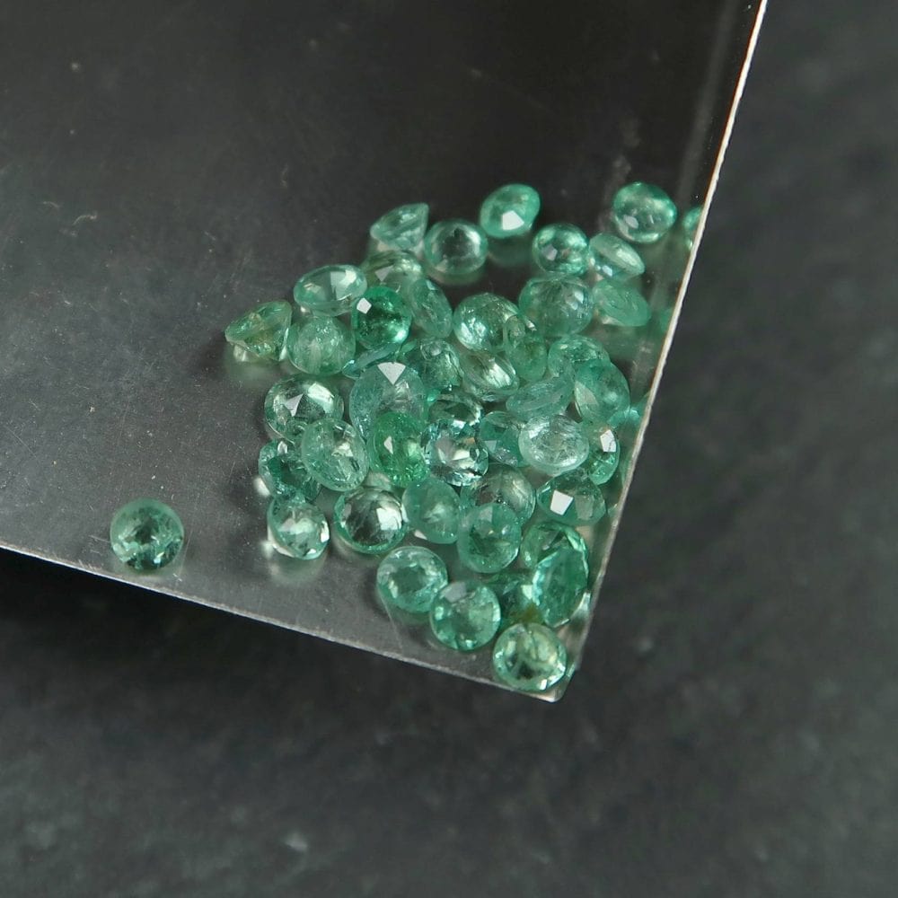 faceted emeralds for jewellery makers 1