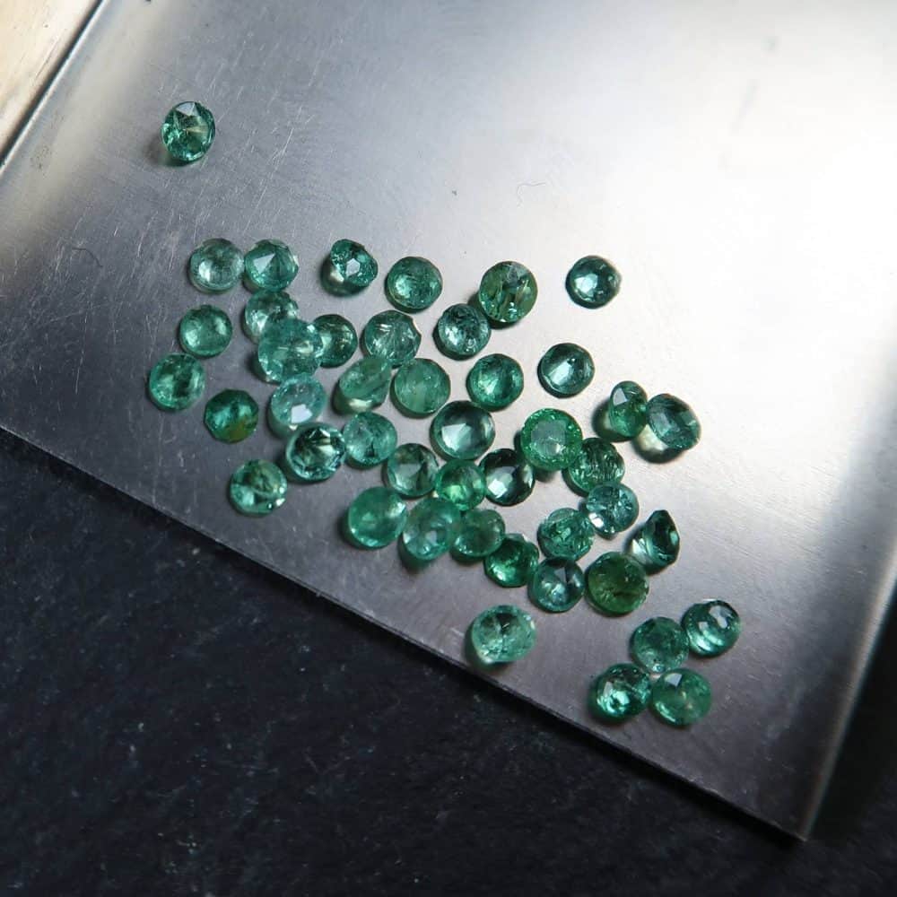 faceted emeralds for jewellery makers 2