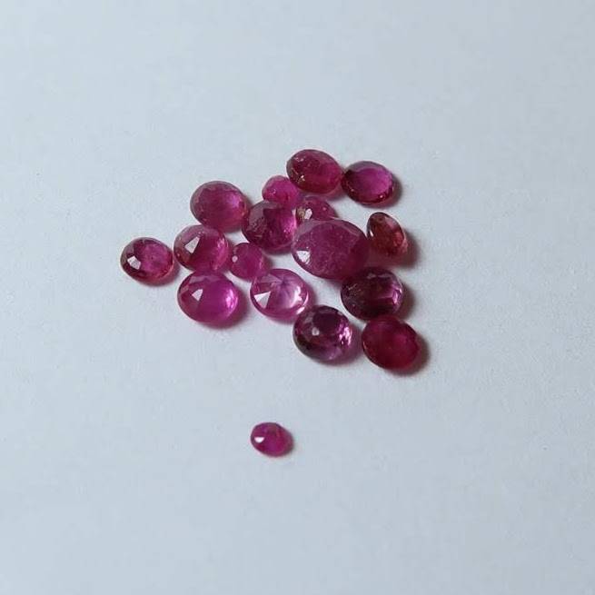 Faceted Ruby for Jewellery Making