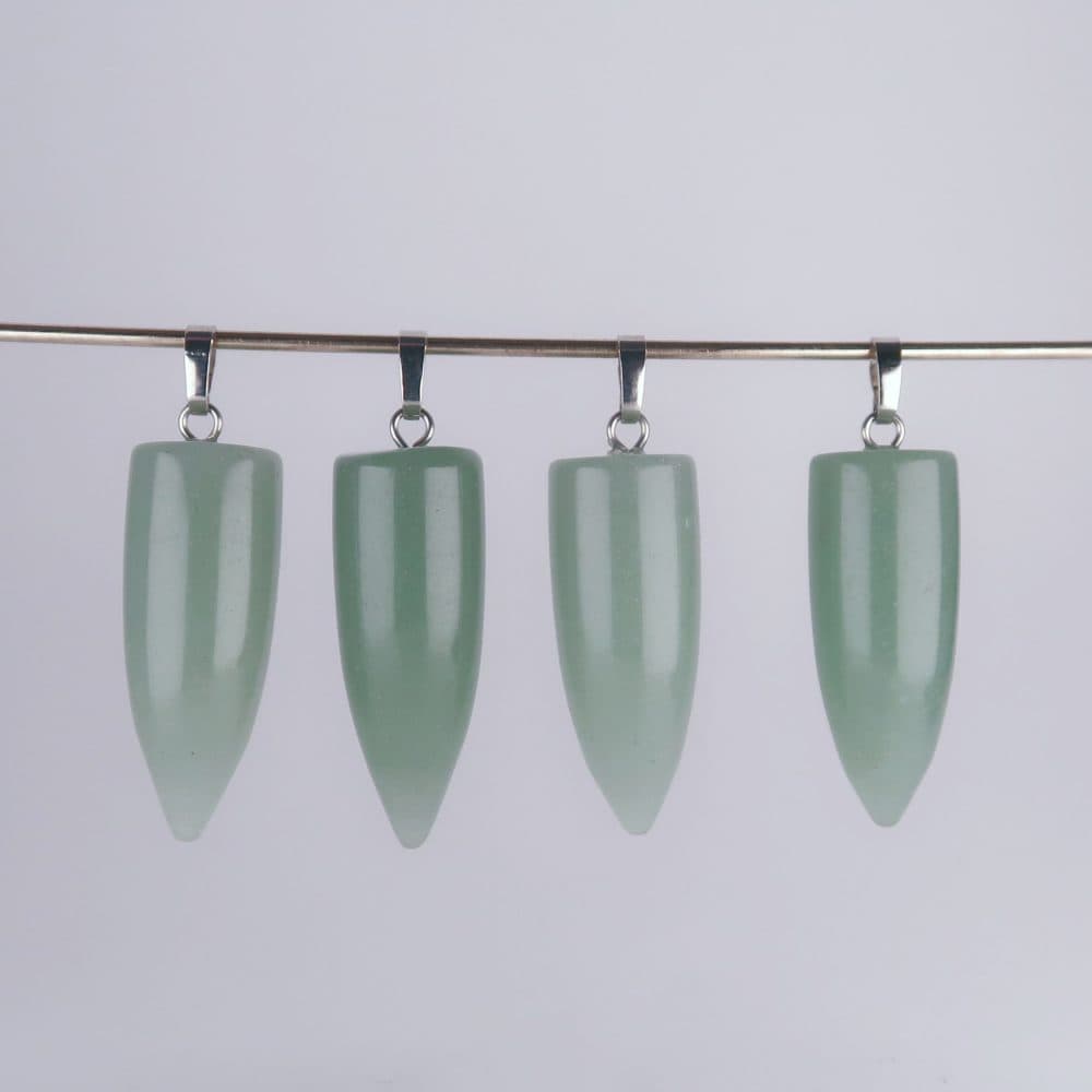 aventurine pendants (green)