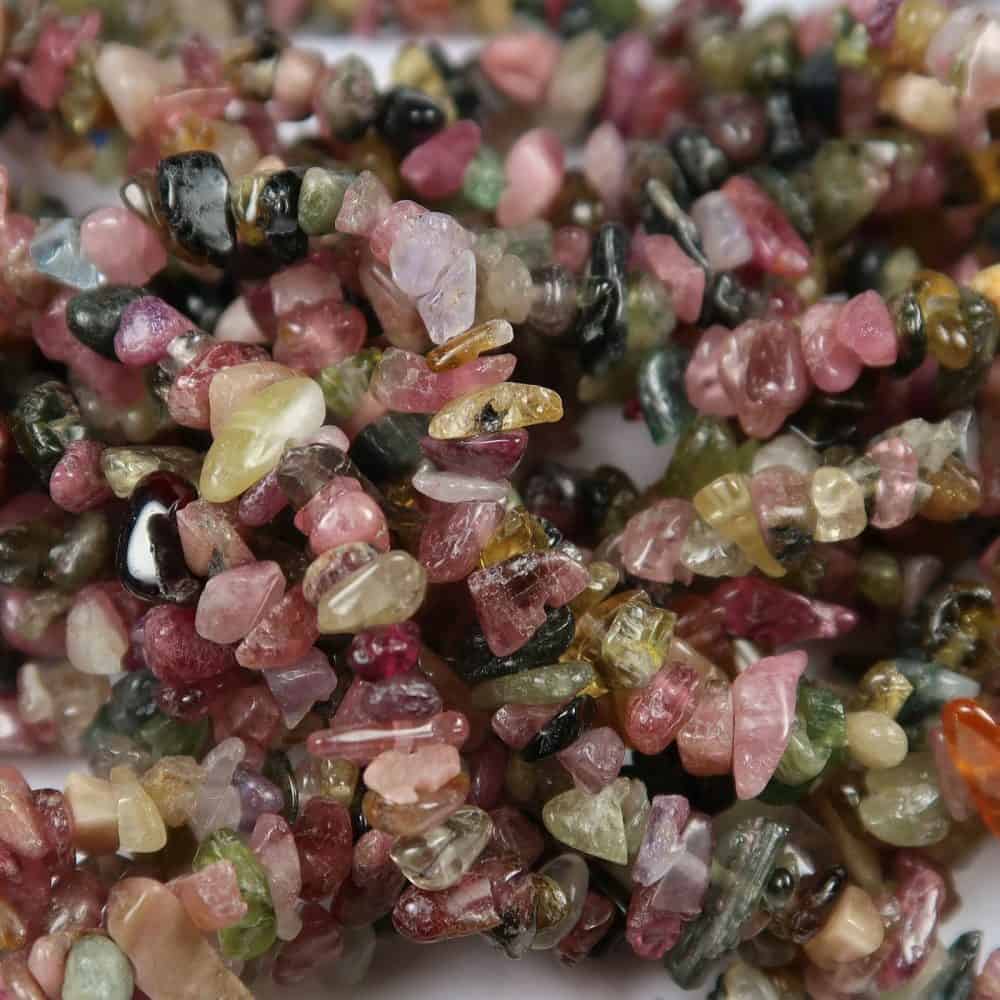 mixed tourmaline chip bead strands for jewellery making 6
