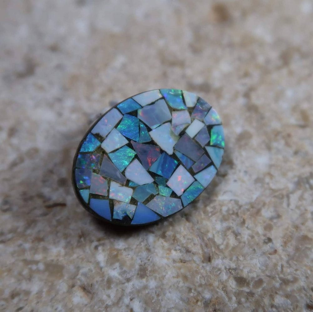Mosaic Opal Cabochons for Jewellery making