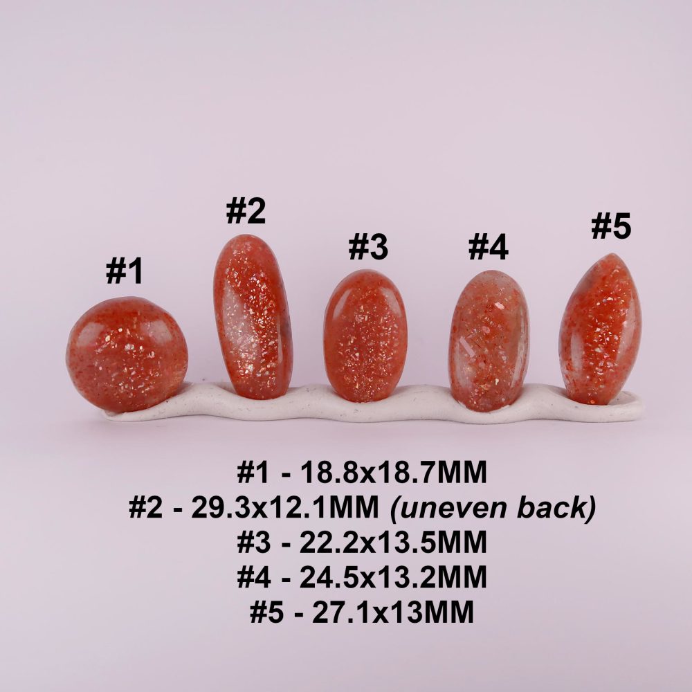 sunstone cabochons