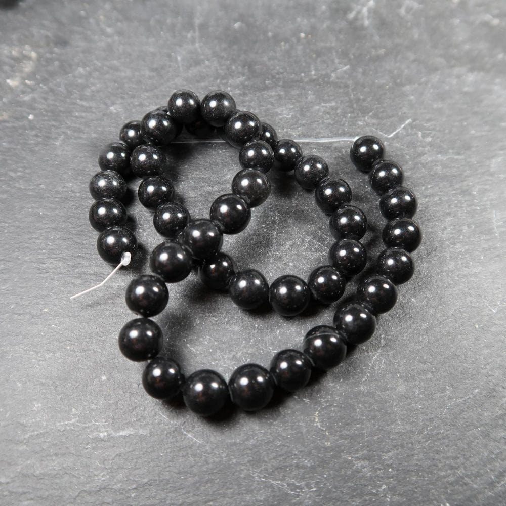 Black Agate bead strands for jewellery makers
