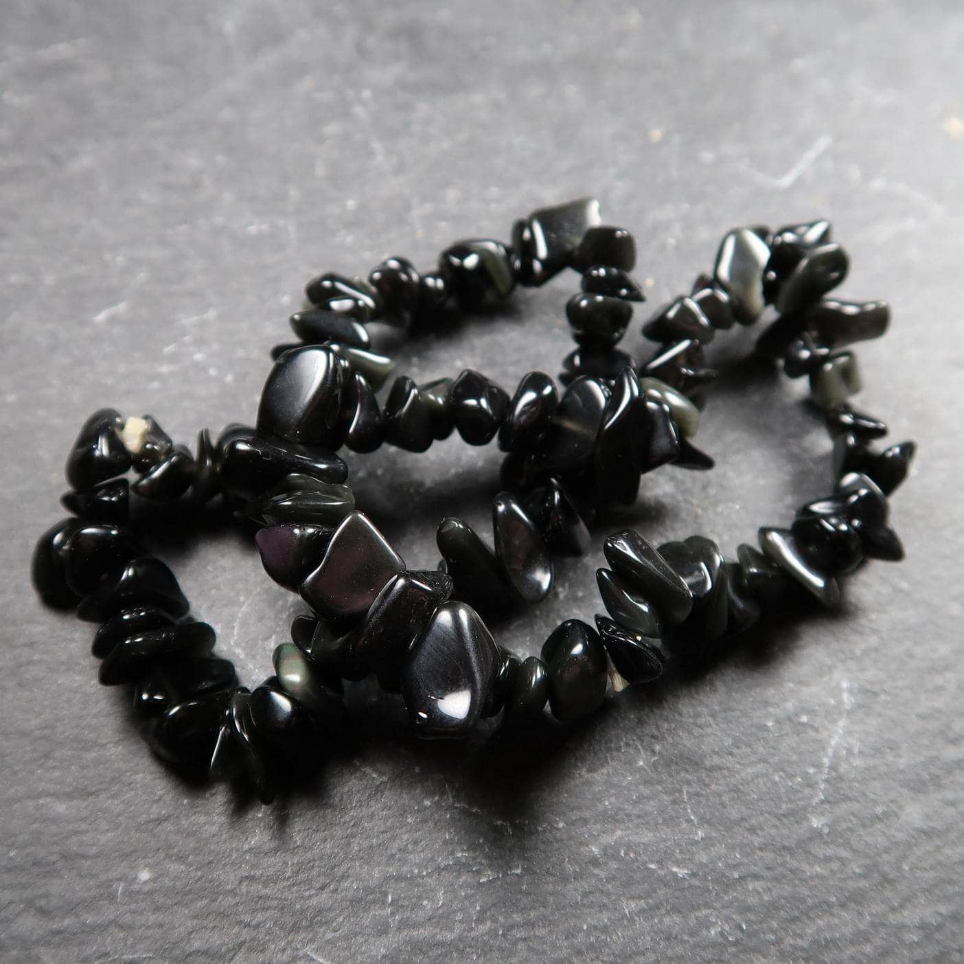 black obsidian bracelet