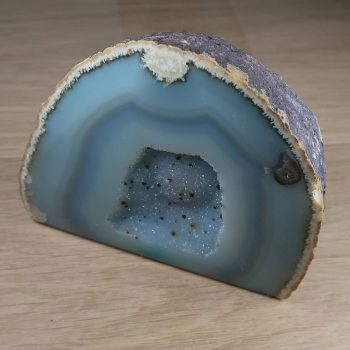 agate geodes and nodules (cut and dyed)