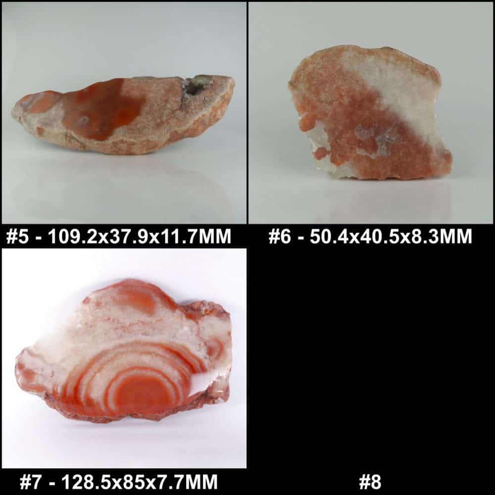 agate polished slices (dulcote agate)