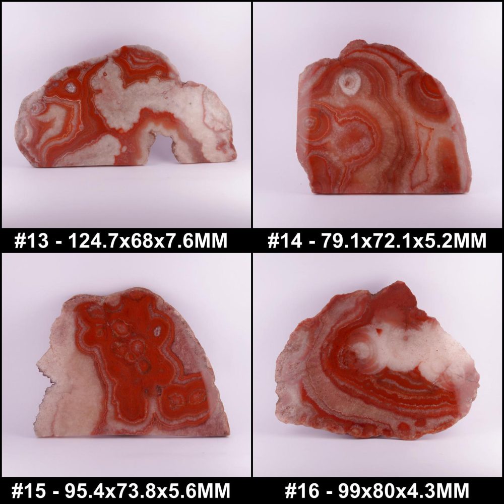 agate polished slices (dulcote agate)