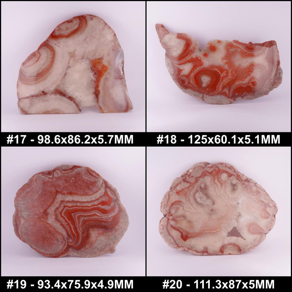 agate polished slices (dulcote agate)