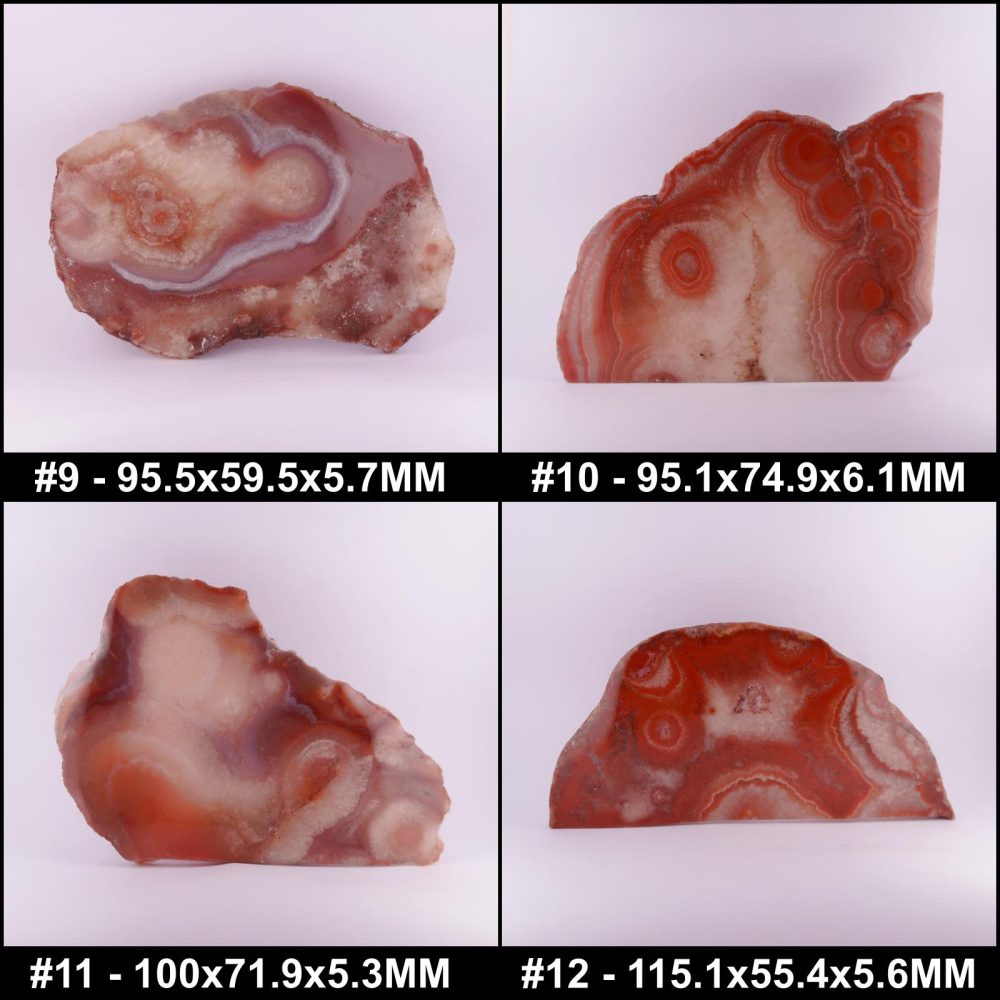 agate polished slices (dulcote agate)