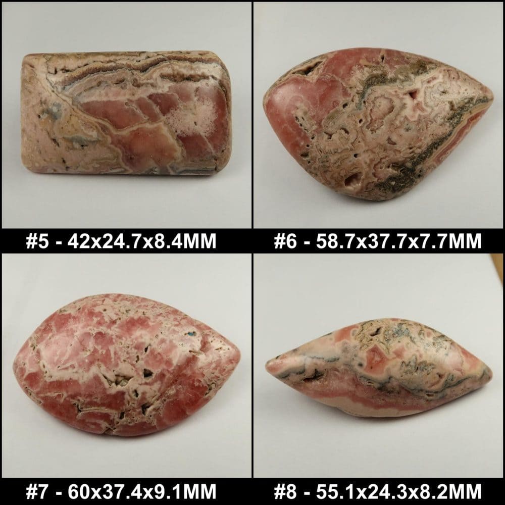 rhodochrosite polished slices