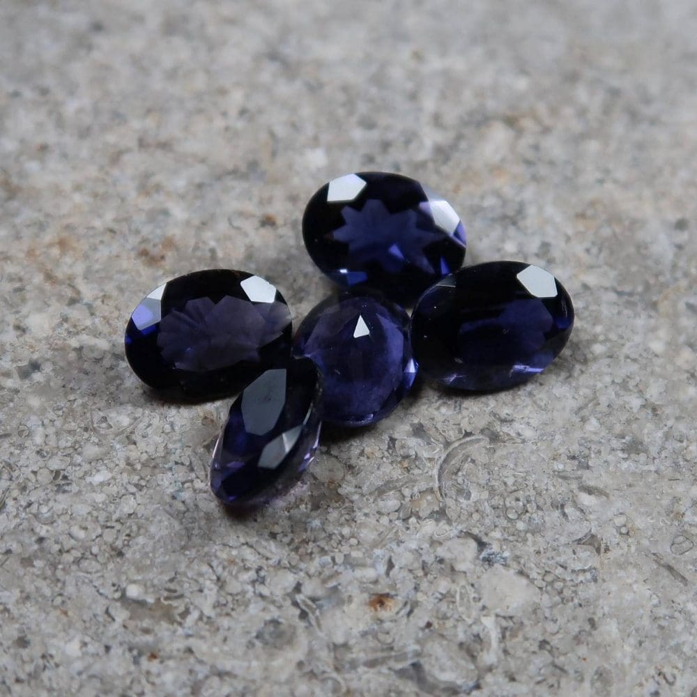 Faceted Iolite For Jewellery Making (2)