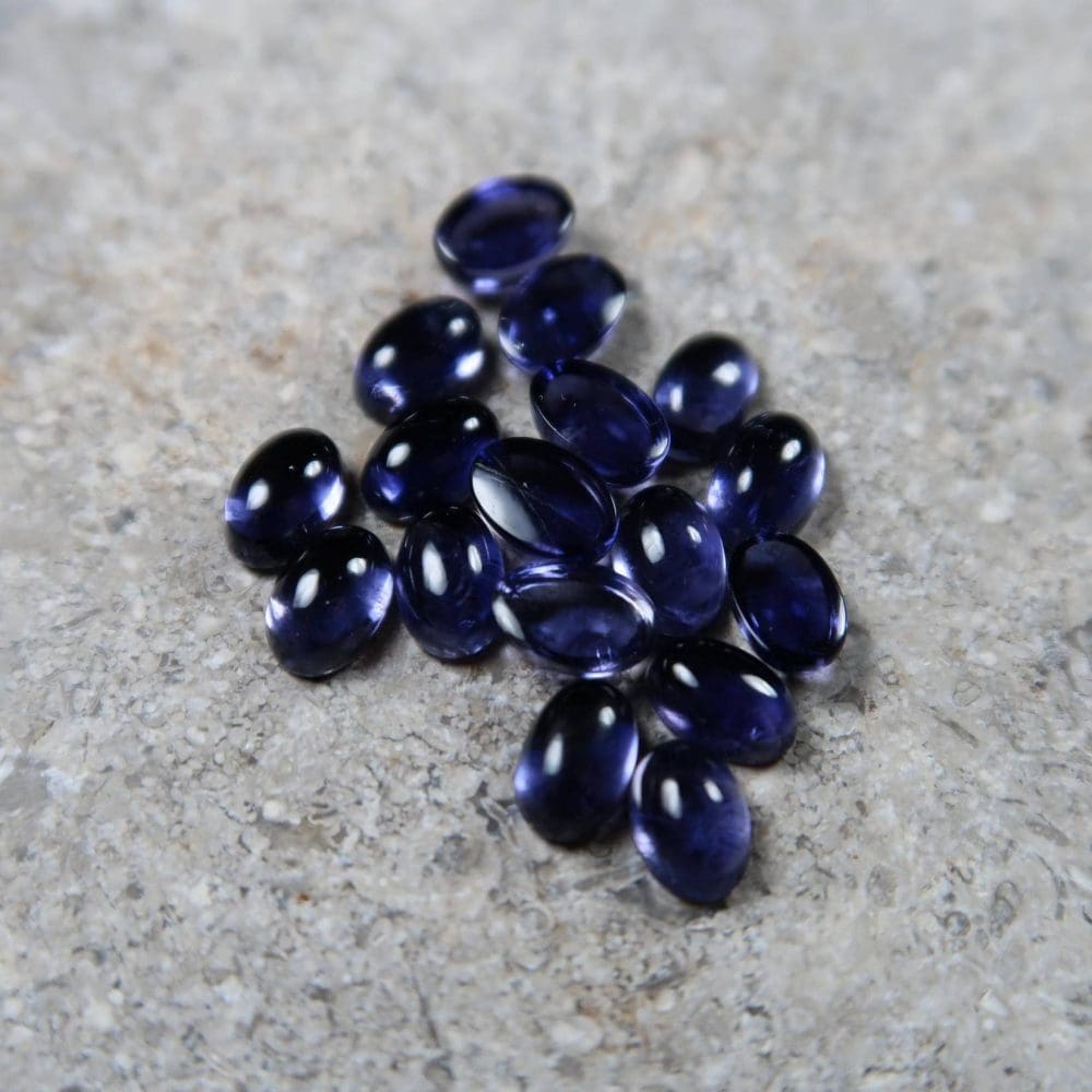 Iolite Cabochons For Jewellery Making (4)