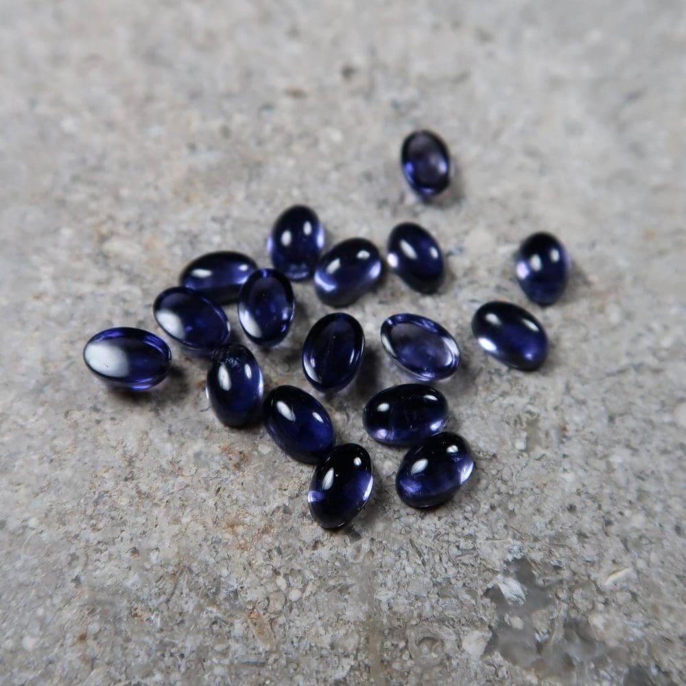 Iolite Cabochons For Jewellery Making (5)