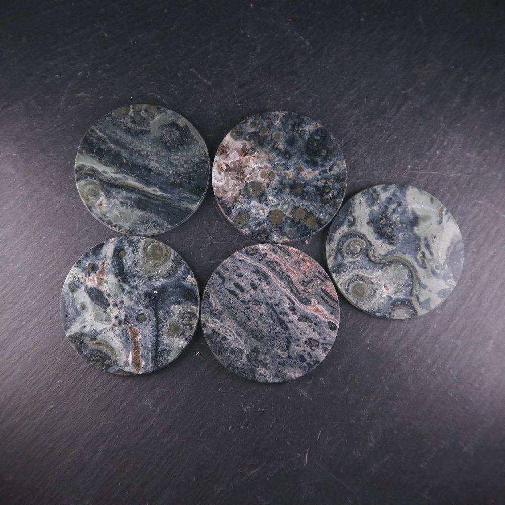 rhyolite cabochons (kambaba)