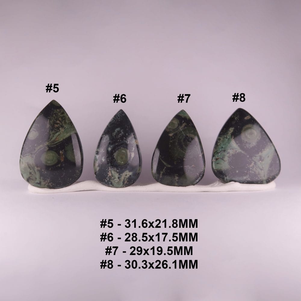 rhyolite cabochons (kambaba)