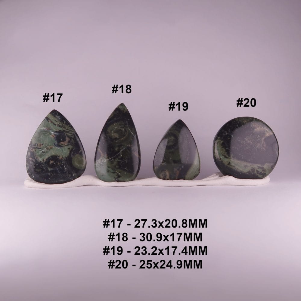 rhyolite cabochons (kambaba)