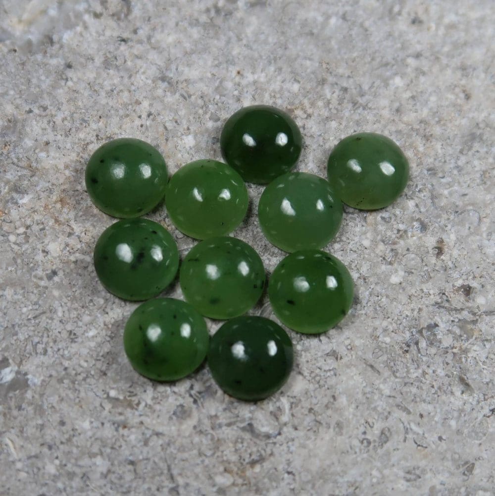 Nephrite Jade Cabochons For Jewellery Making (4)