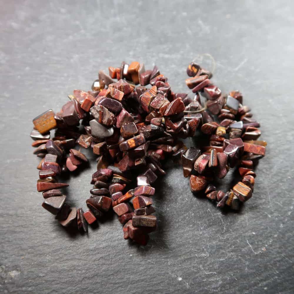 Red Tigers Eye Bead Strands For Jewellery Making (2)