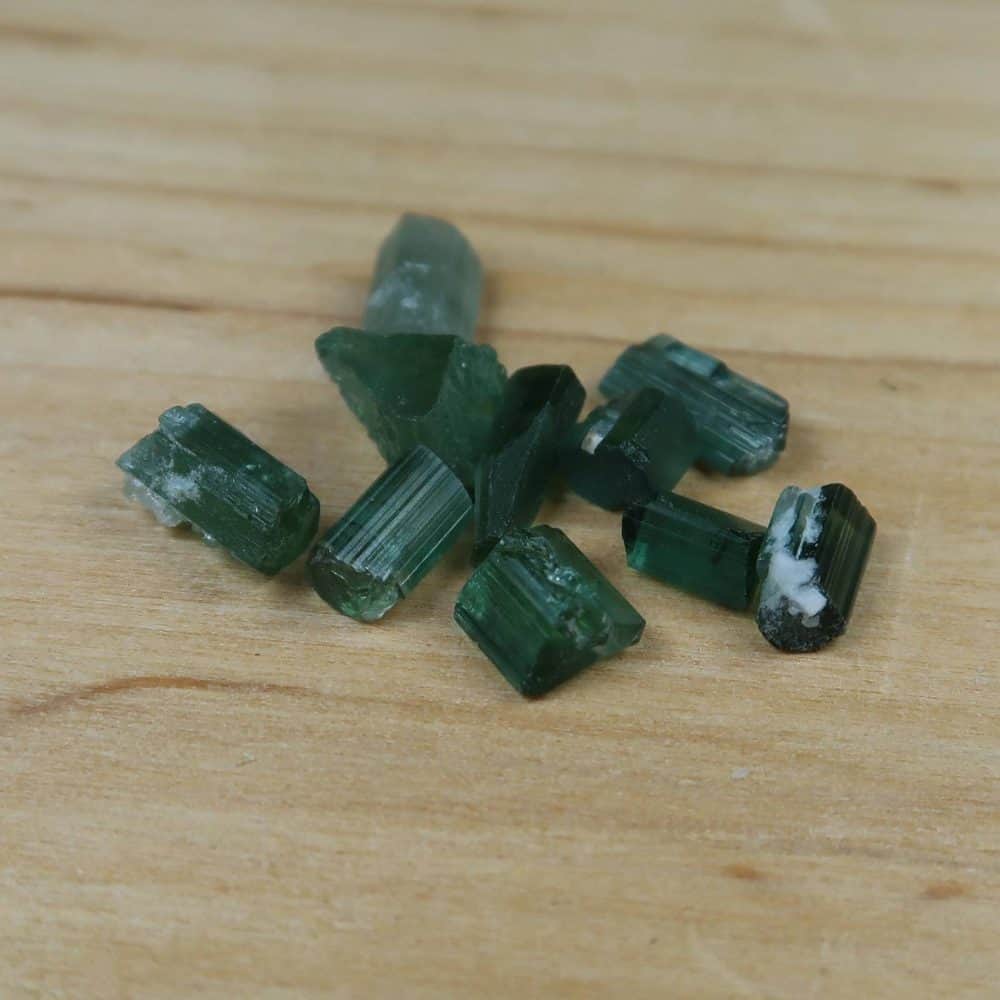 Green Tourmaline Crystals (2)