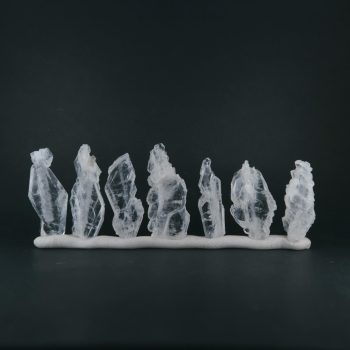 quartz crystal cluster (faden/tabular)