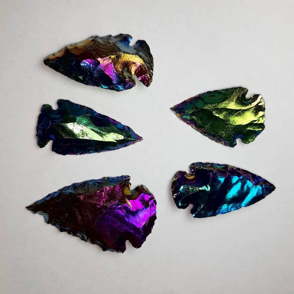 aura arrowheads (titanium)