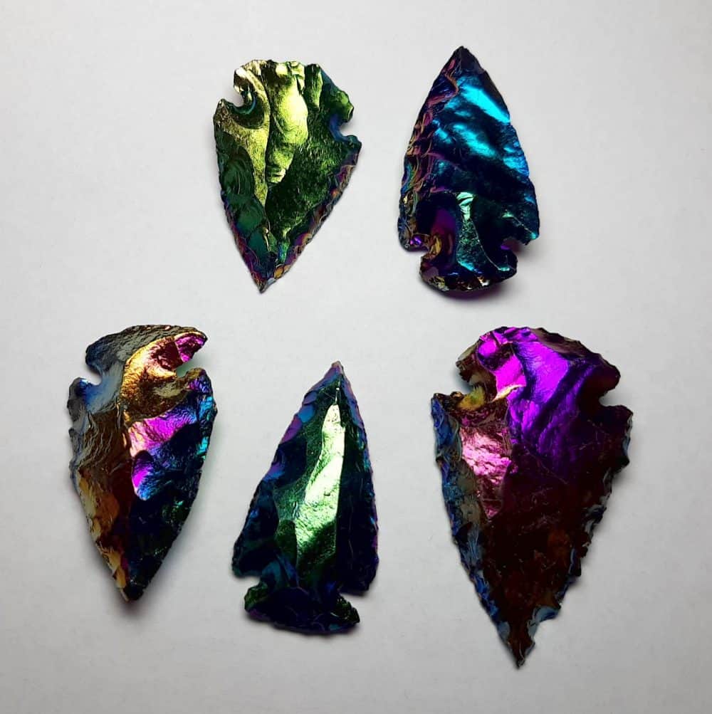 aura arrowheads (titanium)