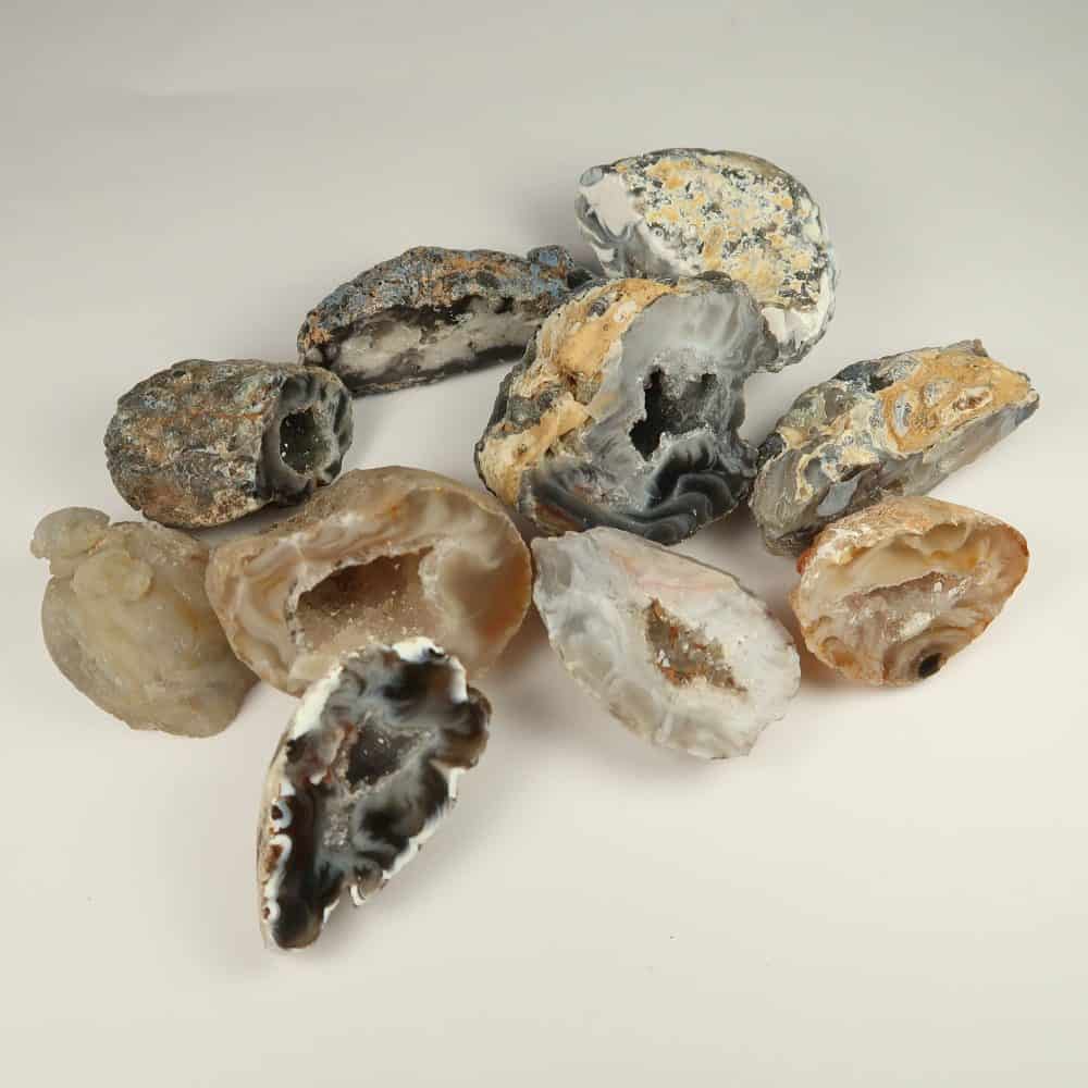 cut and polished agate geodes (2)