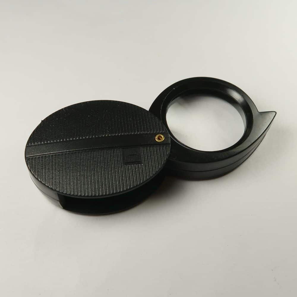 magnifying loupe dual x5 and x10 lens