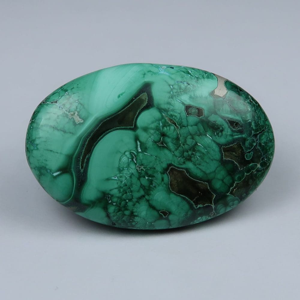malachite cabochons (freeforms and parcels)