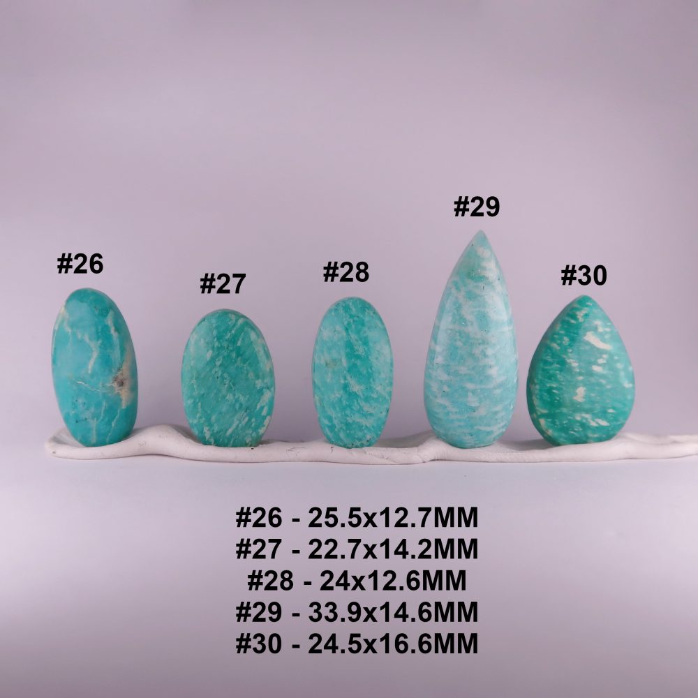 amazonite cabochons (freeforms)