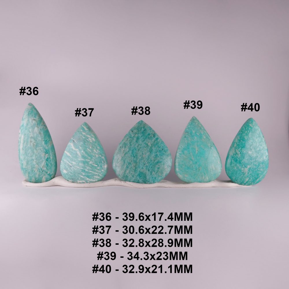 amazonite cabochons (freeforms)