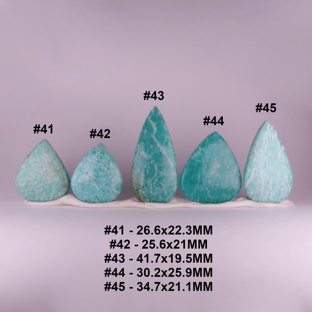 amazonite cabochons (freeforms)