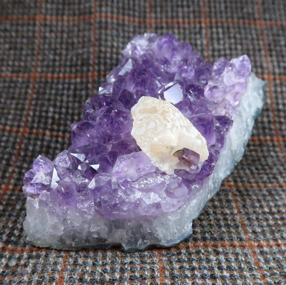 Amethyst With Calcite (4)