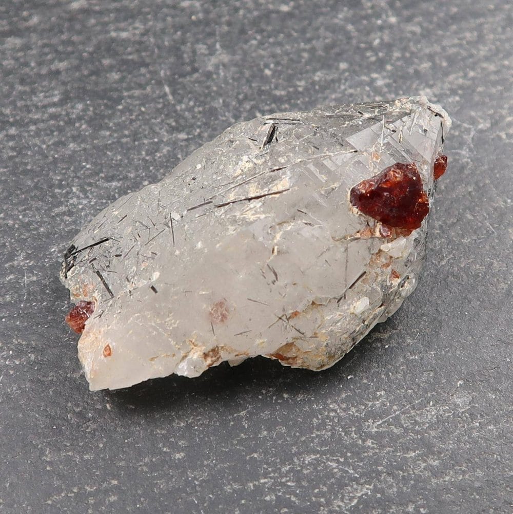 garnet in quartz 1 2