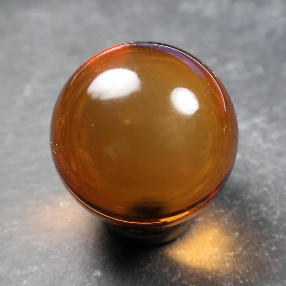 Orange Glass Ball