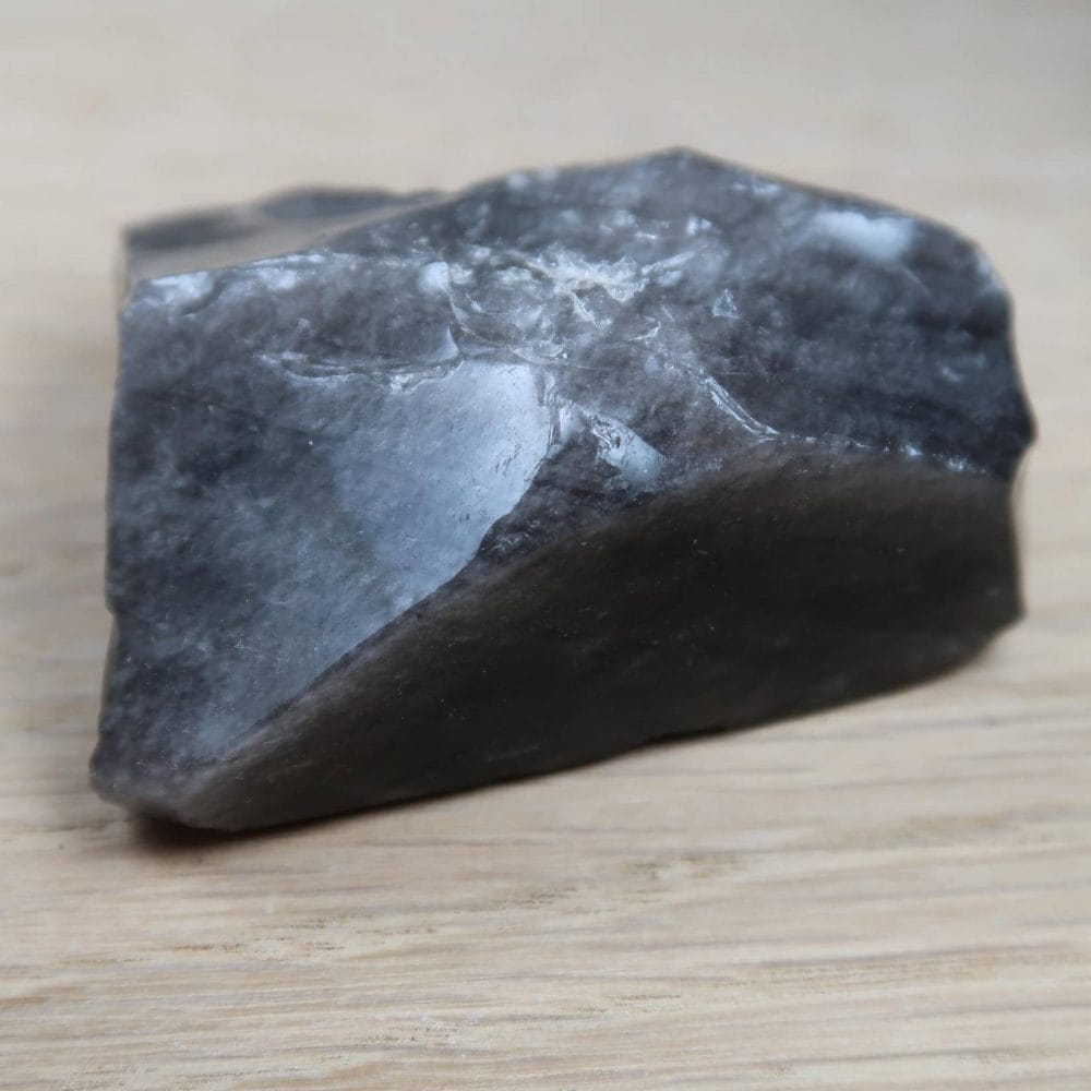 Rough Sheen Obsidian Specimens (2)