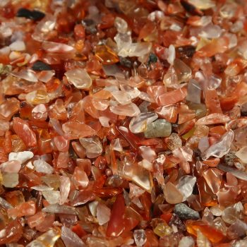 carnelian tumblechips gemstone confetti polished gem chips 4