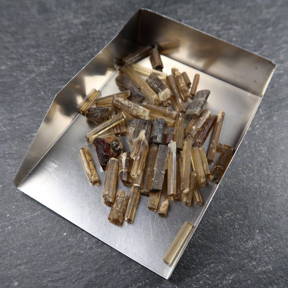 dravite tourmaline crystal specimens from tanzania