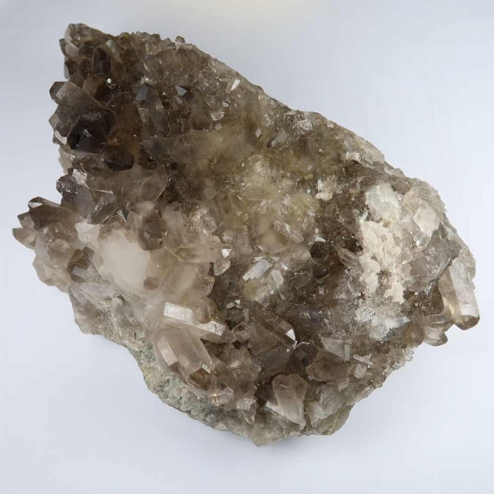 smoky quartz druzy crystal clusters 3