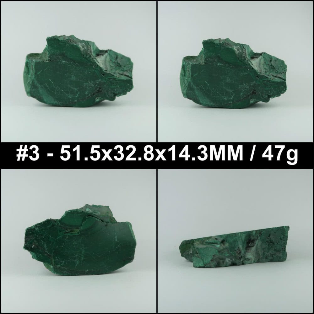 malachite slabs and offcuts for lapidary