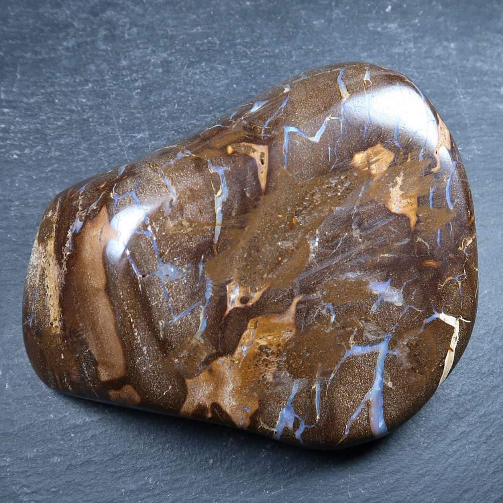 polished boulder opal specimen from australia 2